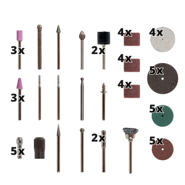 Гравер акк. Einhell TE-MT 7,2 Li,5600-26000/мин,зарядн.станция,набор оснастки 57 предметов (4419330)