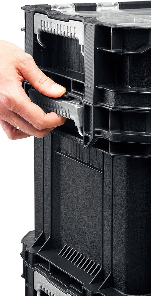 Набор пластиковый 564 х 373 х 700 мм (22) ящик-тележка + ящик для инструментов + ящик органайзер SMART ROLLING KETER 38390-22