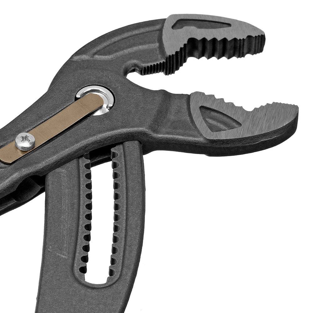 Клещи переставные, кнопочный механизм, обливные рукоятки, 300 мм Denzel (17907)