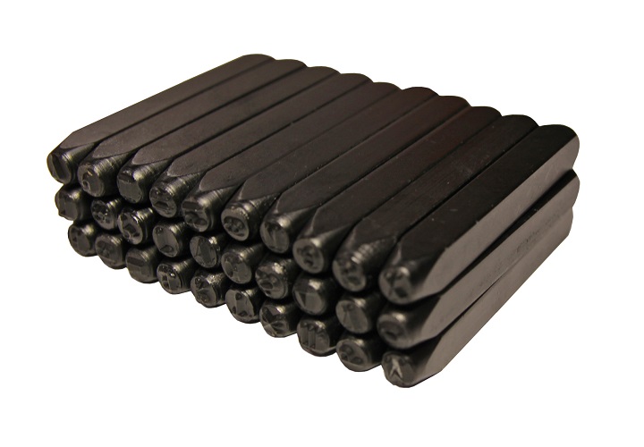 Клейма ударные буквенные № 4 твердосплавные NINZ