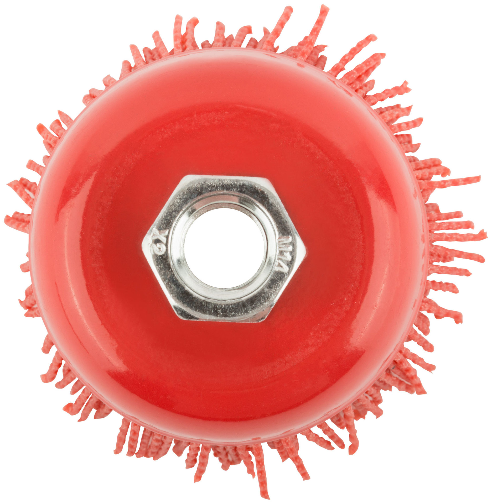 Корщетка-чашка нейлоновая, гайка М14, Профи 75 мм (38797)