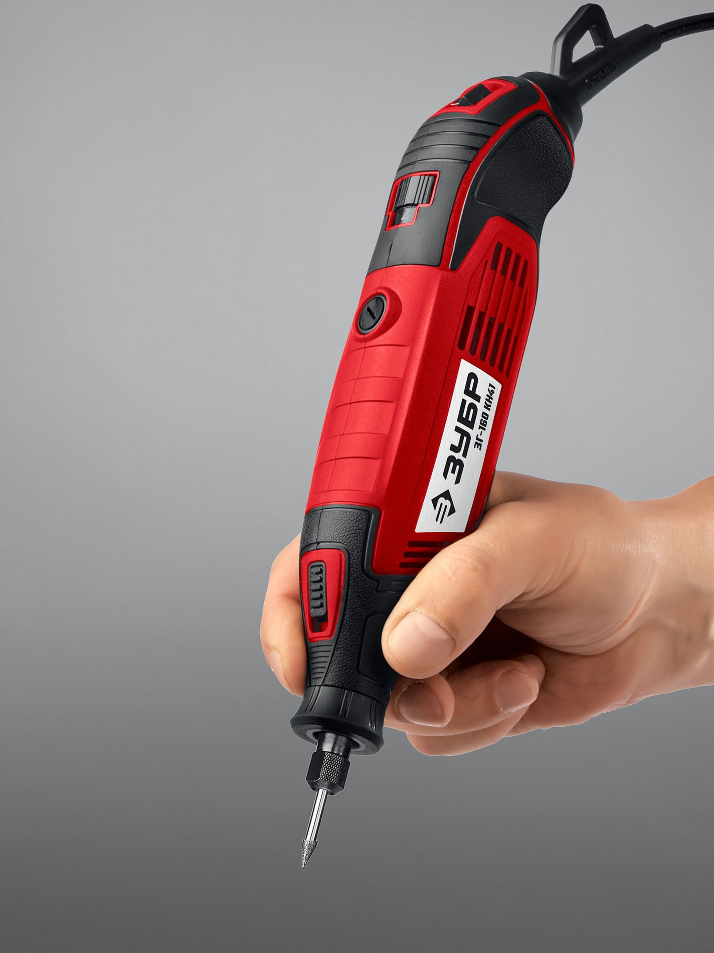 Набор мини-насадок с гравером 245 предметов, 160 Вт ЗУБР ЗГ-160-H245