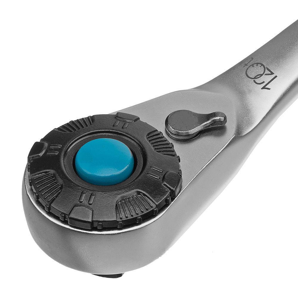 Набор торцевых головок, трещотка 120 зубьев, 1/2, 1/4, CrV, 41 предмет Gross