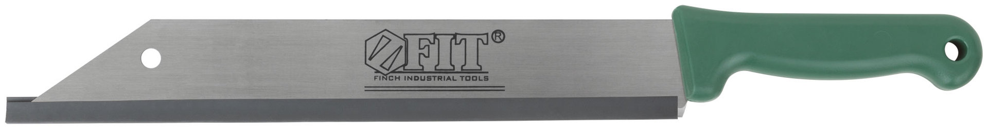 Нож для резки теплоизоляционных плит, лезвие 340х50 мм, высокоуглеродистая сталь, мягкая пластиковая ручка (10640)