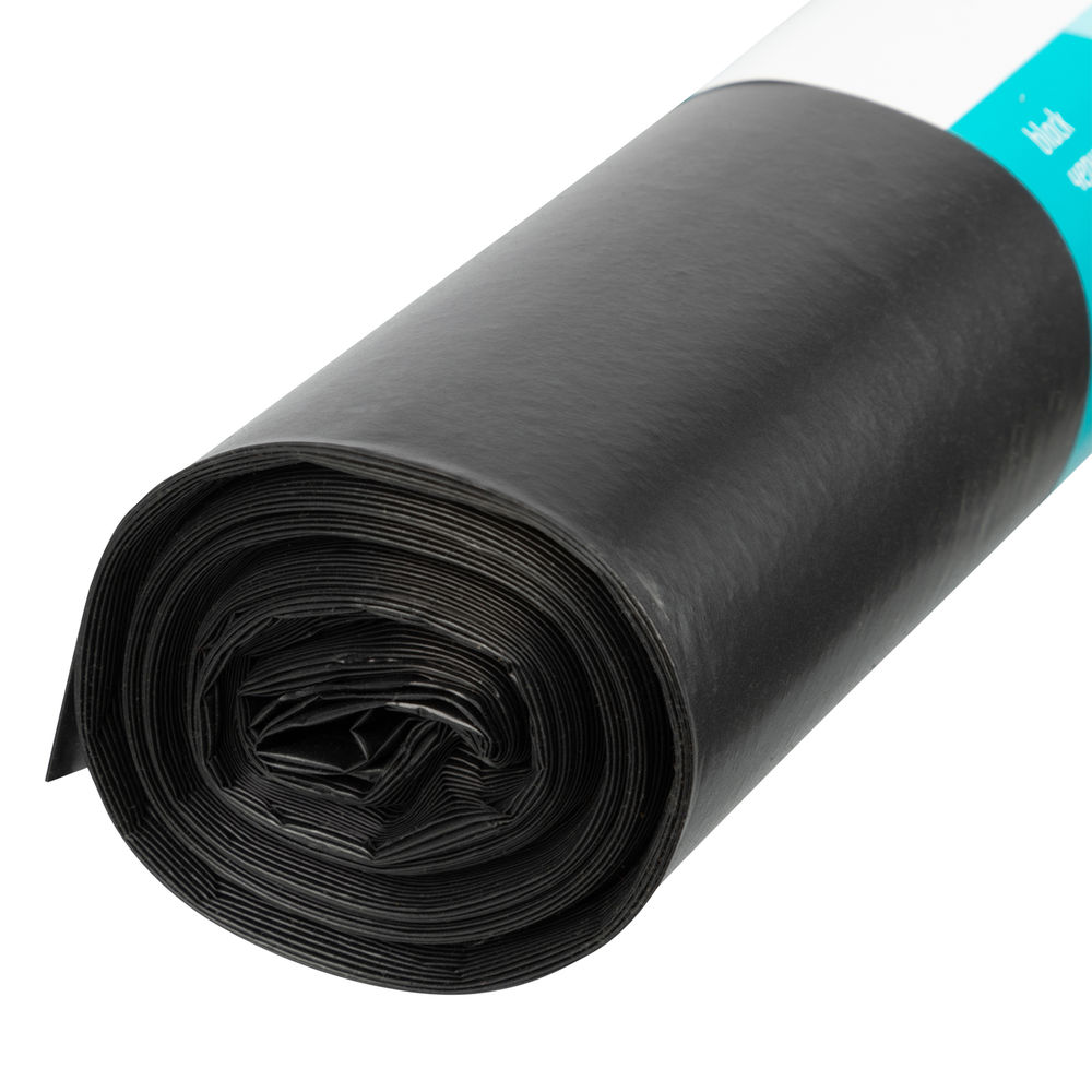 Пакеты для мусора 240 л x 10 шт., ПВД особопрочные черные, длинный ролик, Home Palisad (927305)