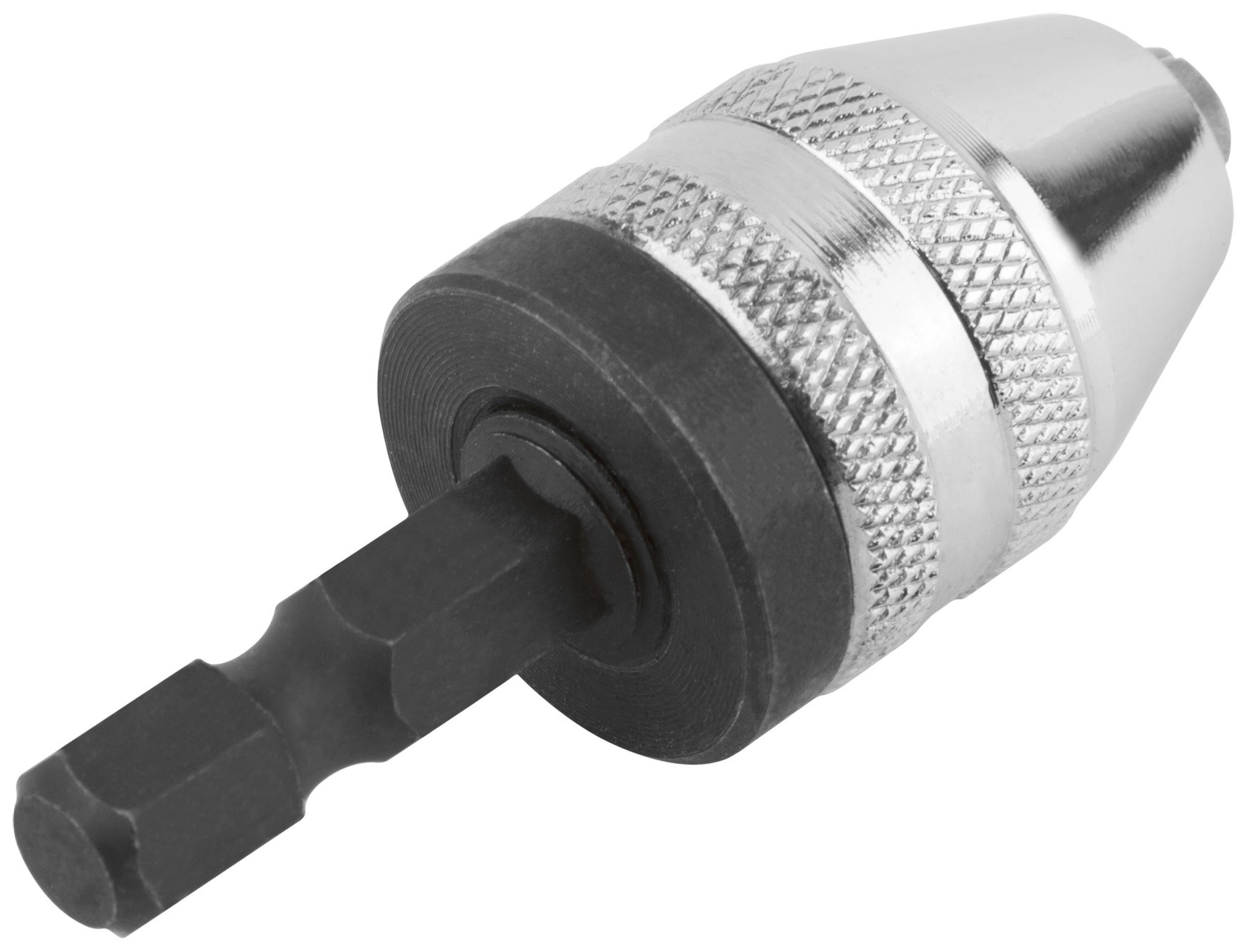 Патрон быстрозажимной мини, U-образный хвостовик под биту, 0,5-3 мм (37828)