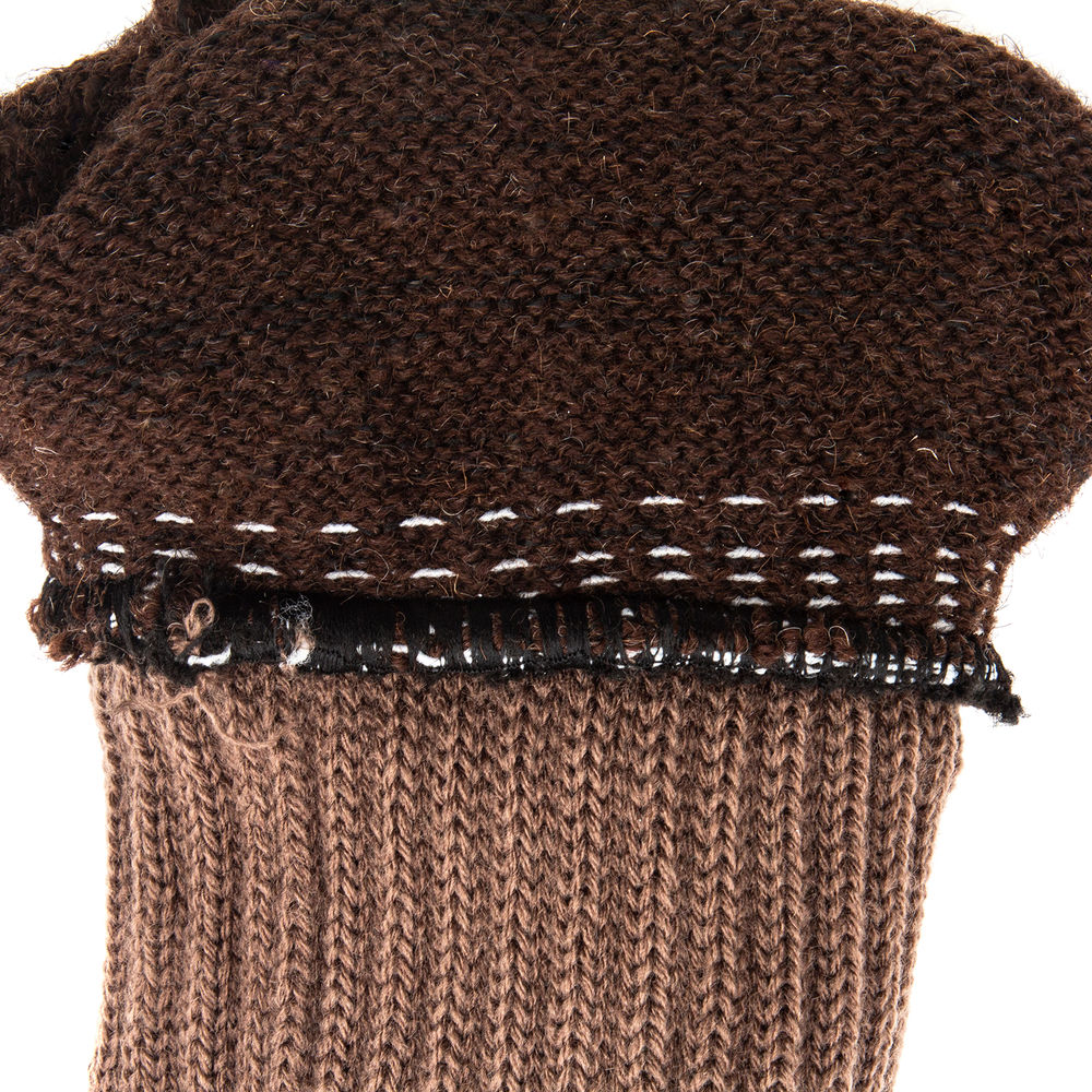 Перчатки трикотажные, двойные, полушерстяные, Сибртех (68633)