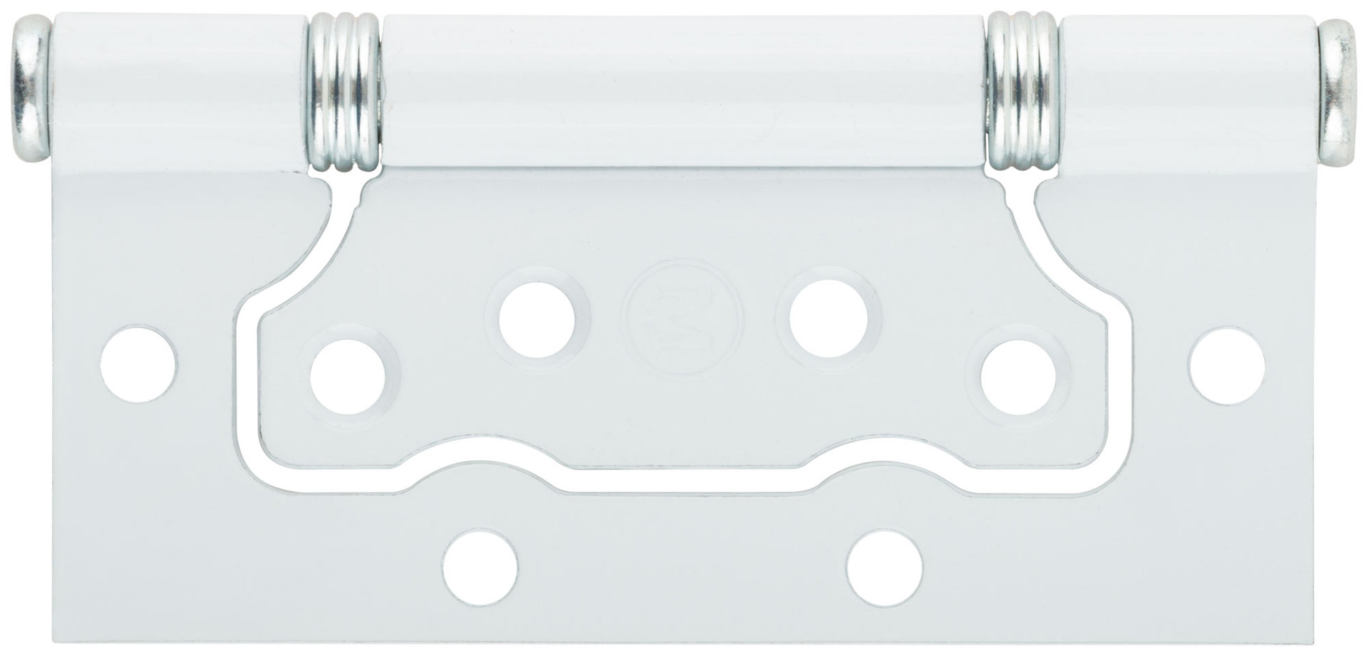 Петля дверная универсальная (без врезки) ПНУ-100 полимер ( белая ) (66301)