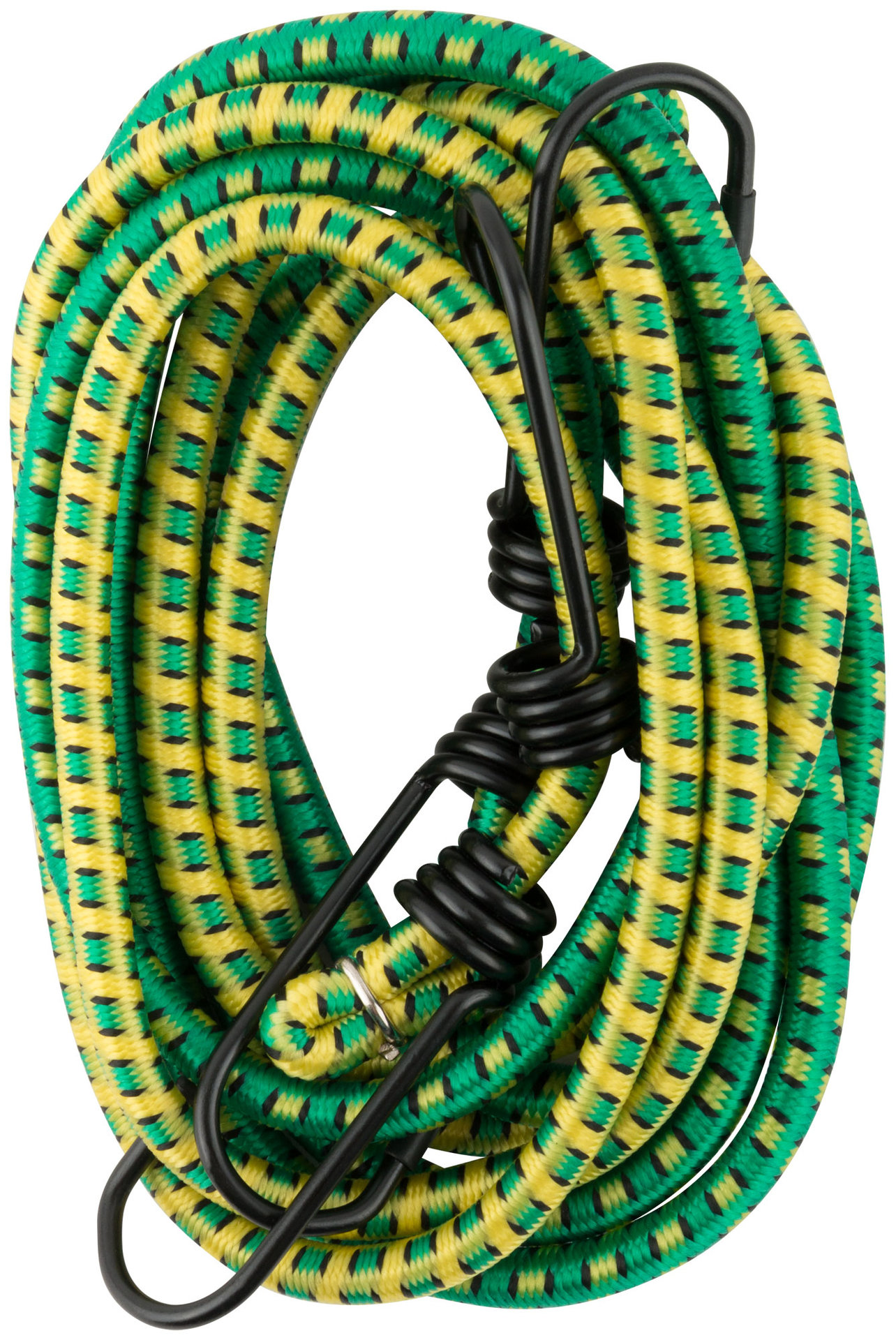 Ремни багажные резиновые, стальные крючки, 2 шт., 7х1400 мм (64895)