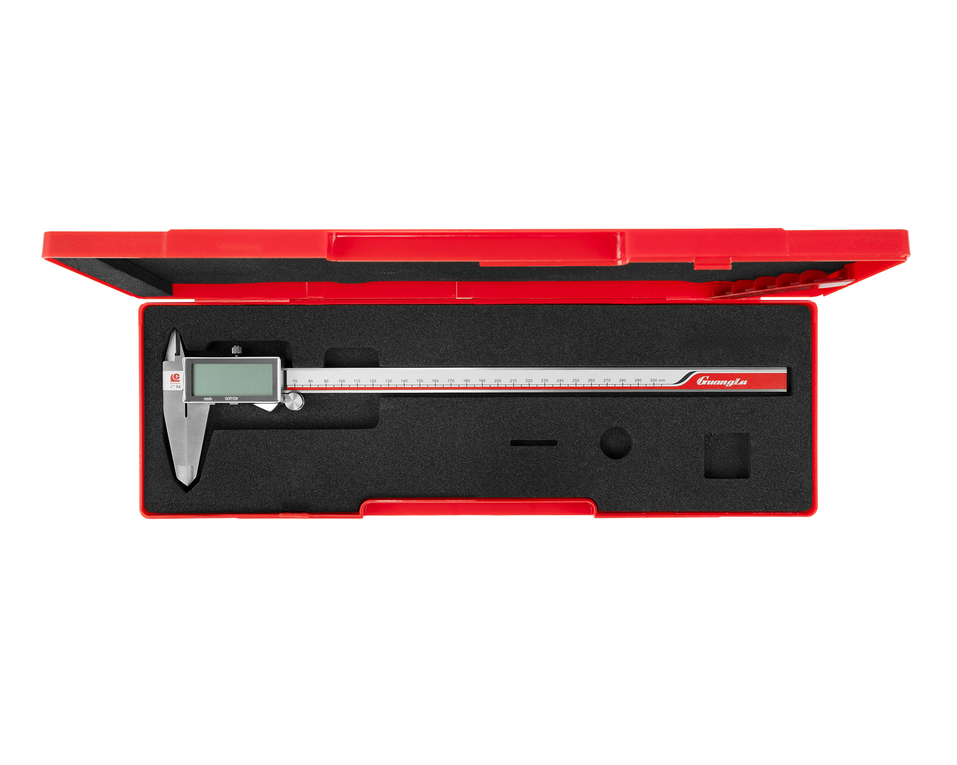 Штангенциркуль ШЦЦ-1-300 0,01 электр. широкоформатный 110-223GP Guanglu