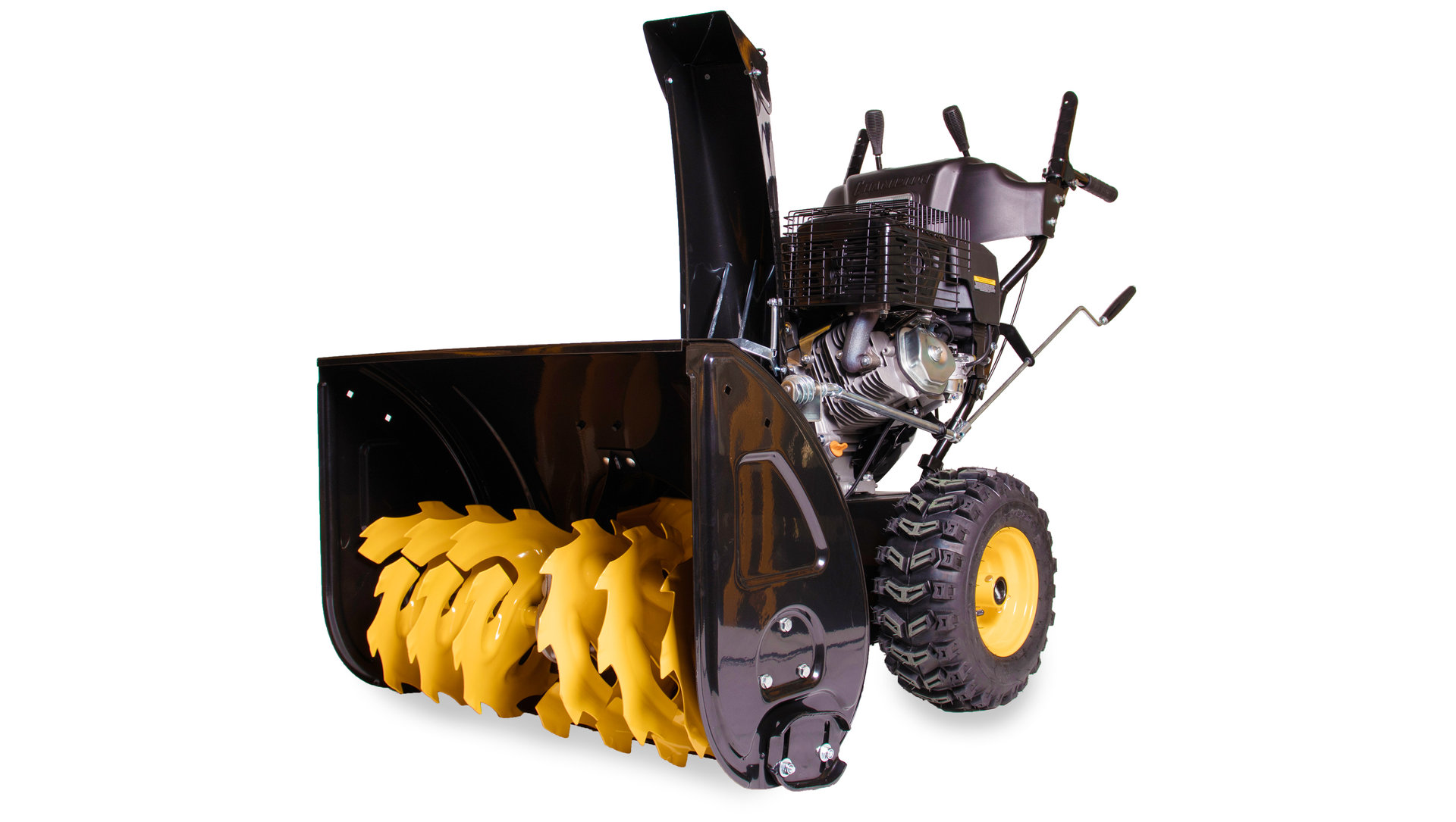 Снегоотбрасыватель CHAMPION ST1376E ( PRO, 13лс76см6F/2 колеса6,5л121,5кг эл.стартер,фара,обогрев ру (ST1376E)