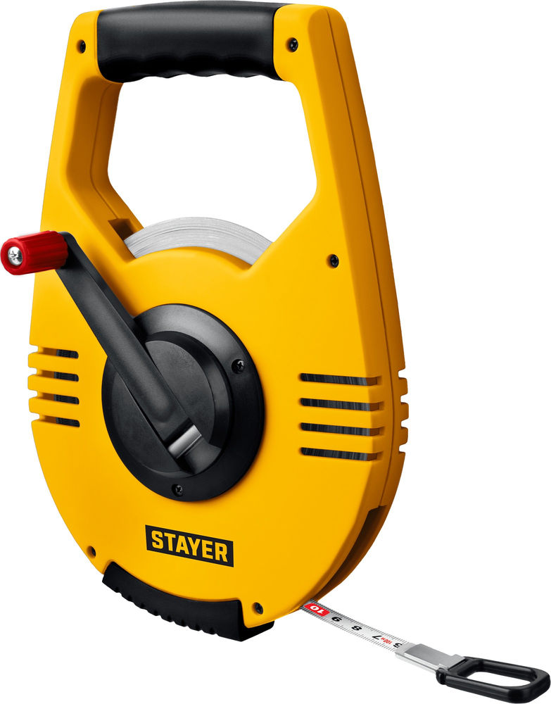 Лента мерная геодезическая стальная 100 м RACER STAYER 34186-100