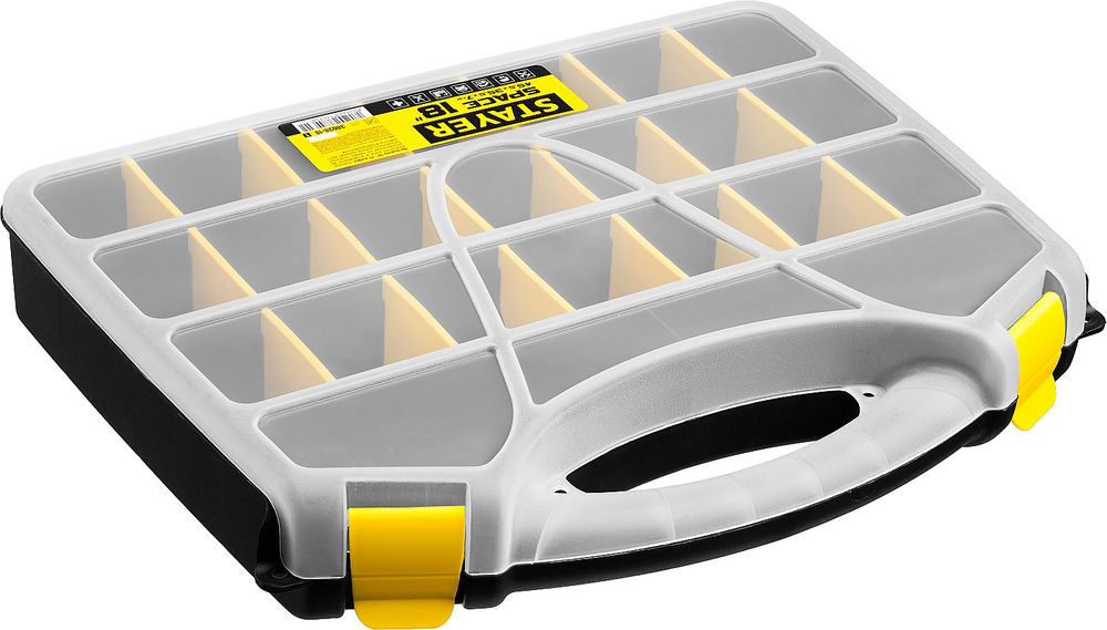 Органайзер пластиковый 455 х 355 х 70 мм, (18) с 21 ячейкой SPACE-18 STAYER 38038-18