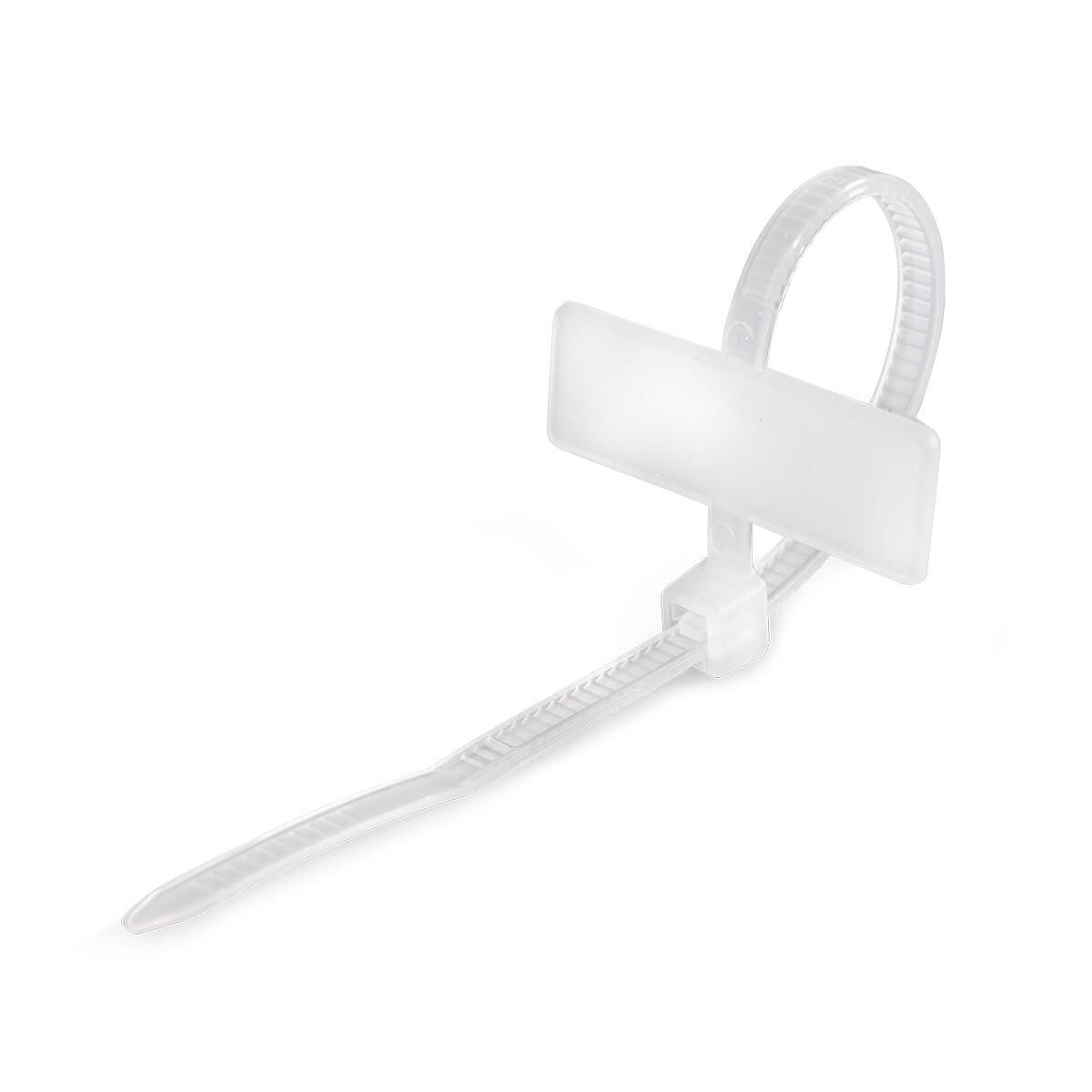 Стяжка нейлоновая КСМ 4x205 (бел) (100шт) (Fortisflex) (55812)