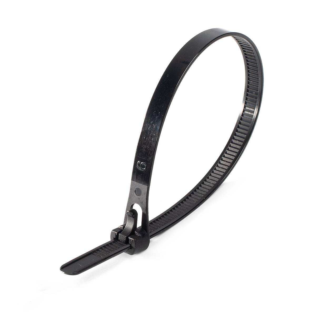 Стяжка нейлоновая КСР 7.5x250 (черн) (100шт) (Fortisflex) (80145)