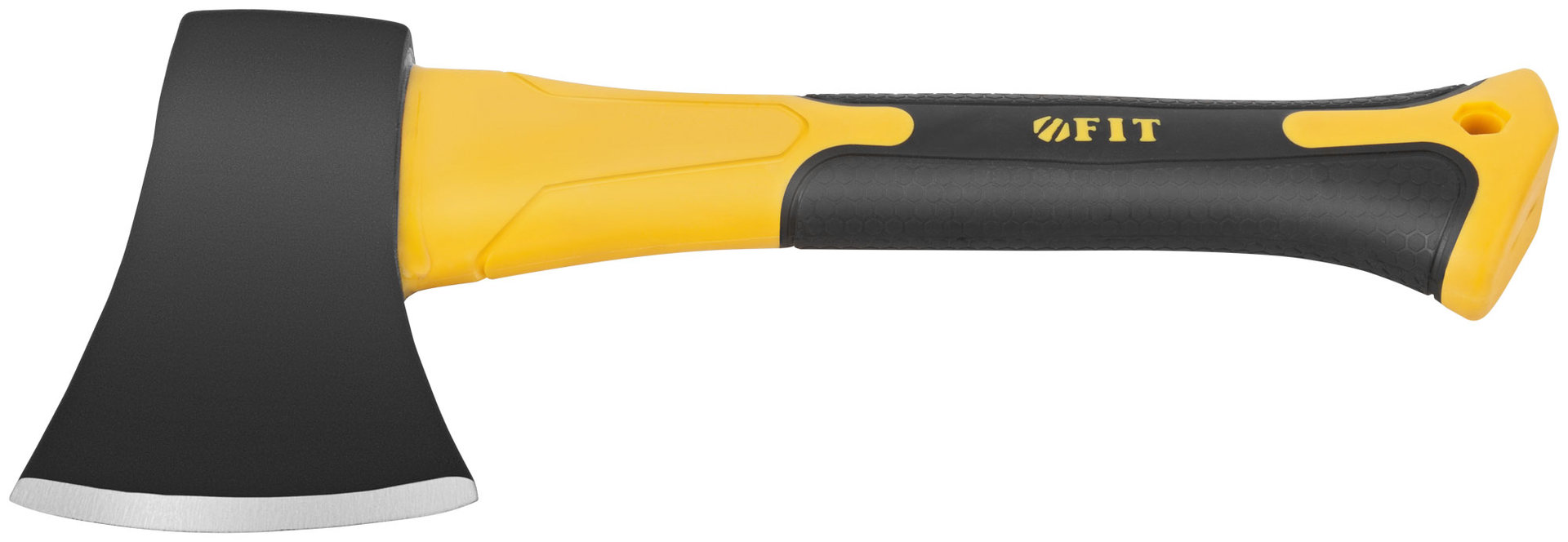 Топор туриста укороченный, кованая сталь, усиленная фиберглассовая ручка 450 гр.