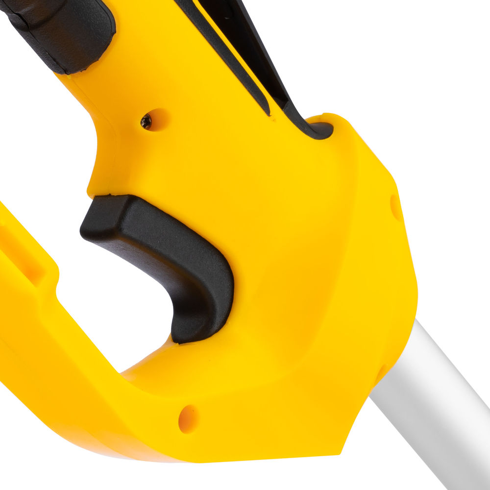 Триммер электрический TE-1200, 1200 Вт, 380 мм, катушка + диск, разборная штанга Denzel (96611)