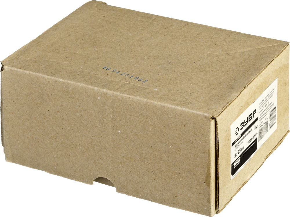 Гвозди 25?3 мм с большой потайной головкой цинк 5 кг ЗУБР 305090-30-025