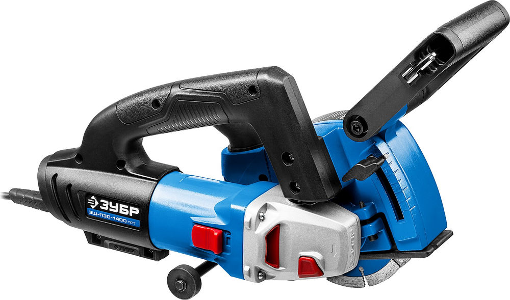 Штроборез (бороздодел) d 125 мм, 1400 Вт, ширина 30 мм ЗУБР Профессионал ЗШ-П30-1400 ПСТ