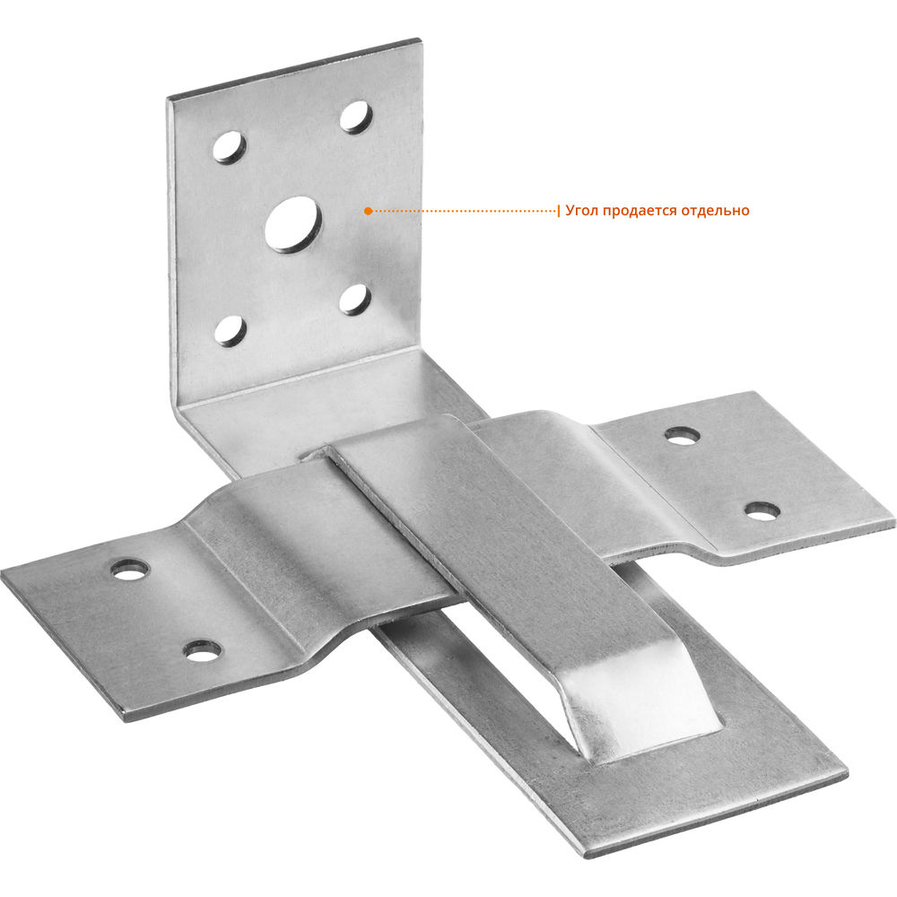 Опора скользящая для стропил пластина 40 x 120 (60) x 2 мм СОС-2.0 ЗУБР 310166-060