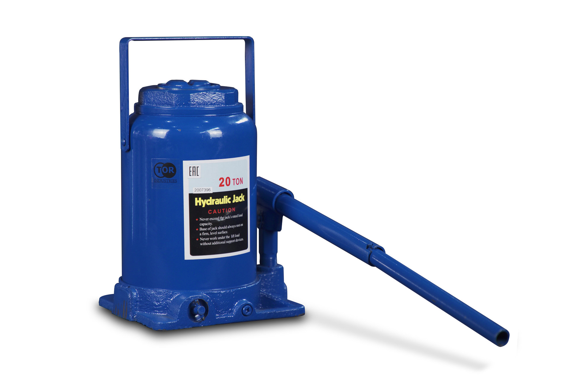 Домкрат гидравлический телескопический TOR ДГТ-20 г/п 20 т (2 уровня) (G) (105205)