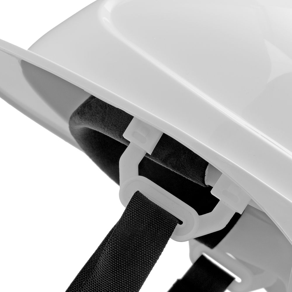 Каска защитная ударопрочная, ABS/PC, плавная регулировка, модель «Форвард» (К-05)белая Denzel (89204)