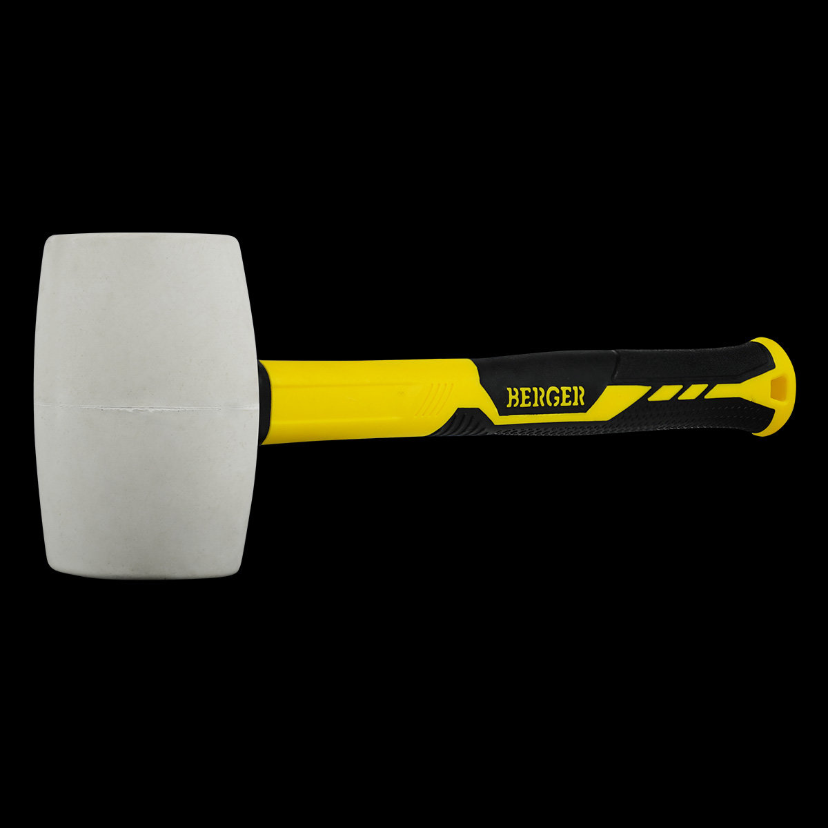 Киянка 450 г. белая, фиберглассовая рукоятка, BERGER BG1526