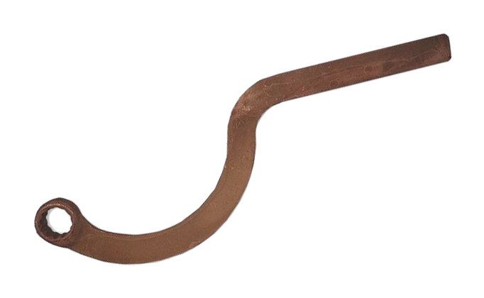 Ключ накидной серповидный 36 мм омеднение