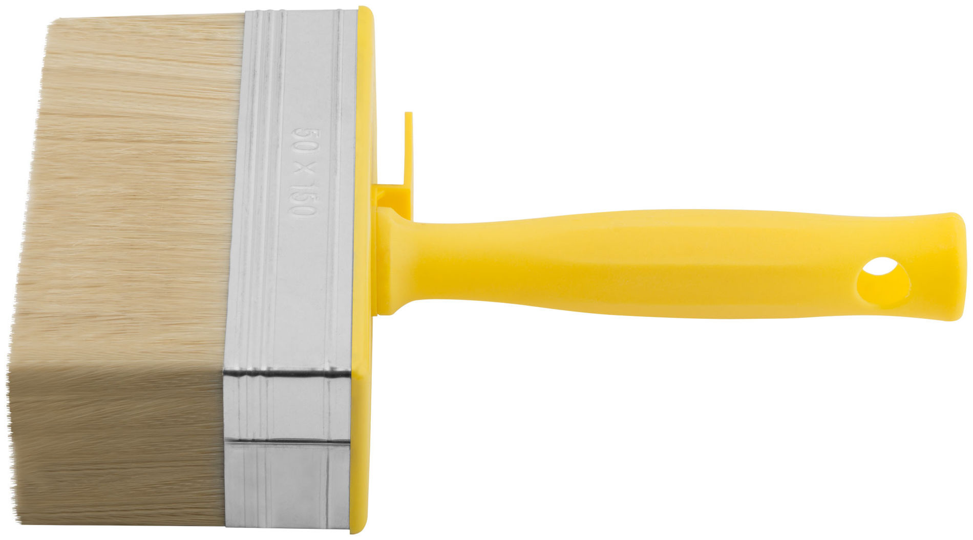 Макловица, натур.светлая щетина, пластиковый корпус, полая ручка, мини 50 х 150 мм (01645)