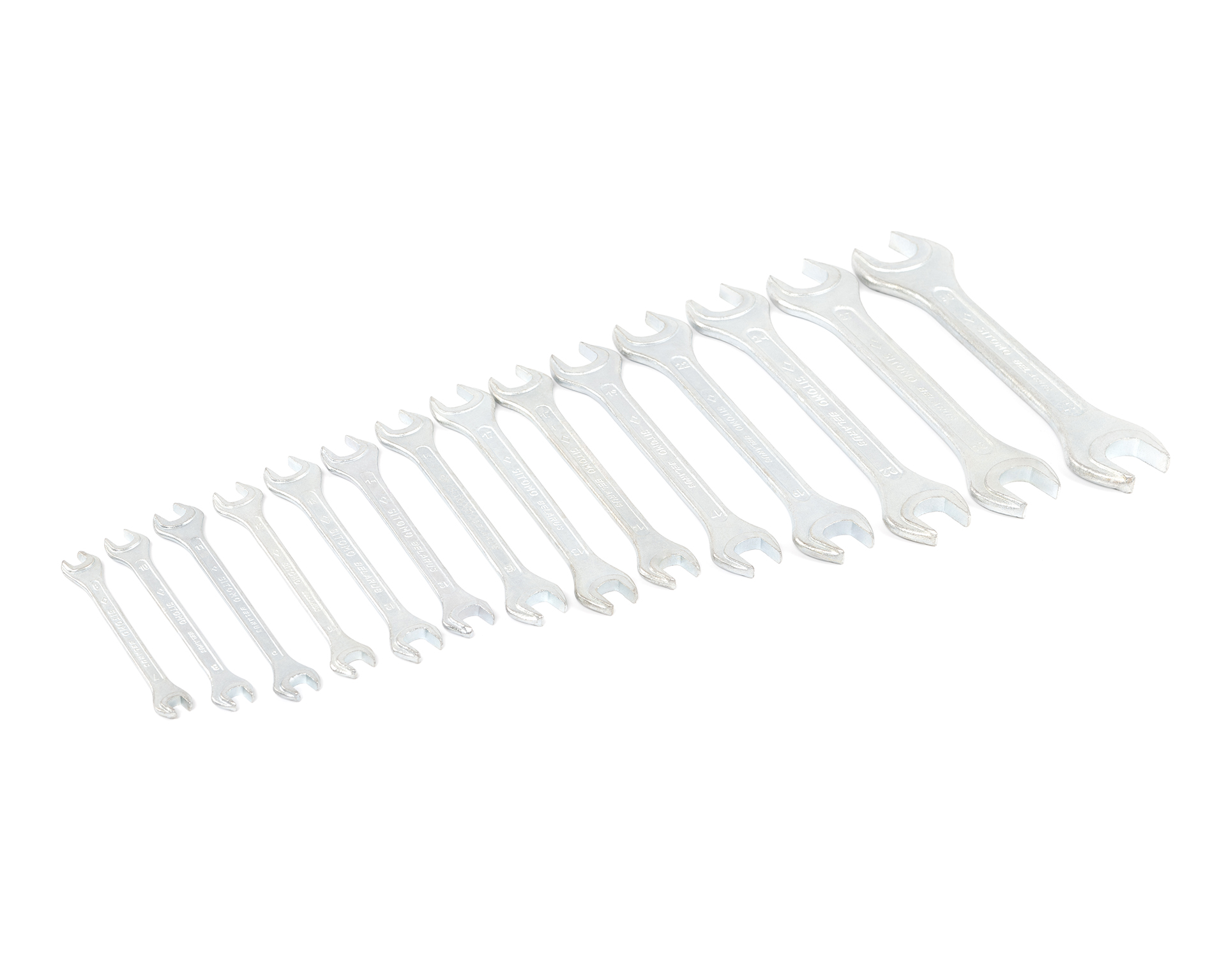 Набор ключей гаечных рожковых двусторонних 14 шт. (7-30) вак.уп. SITOMO BELARUS