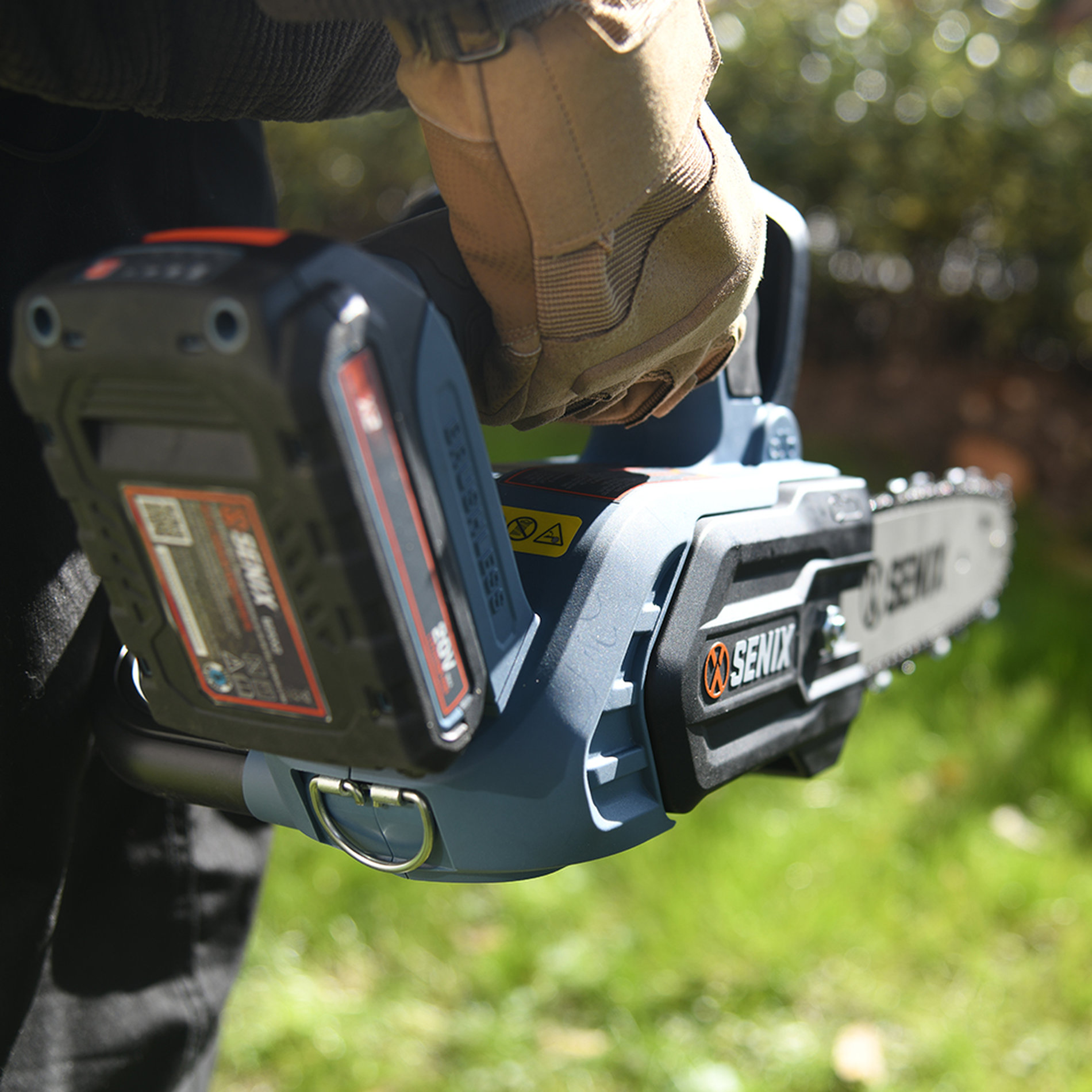 Пила цепная аккумуляторная, серия X2, 20В, 25,5 см (10)