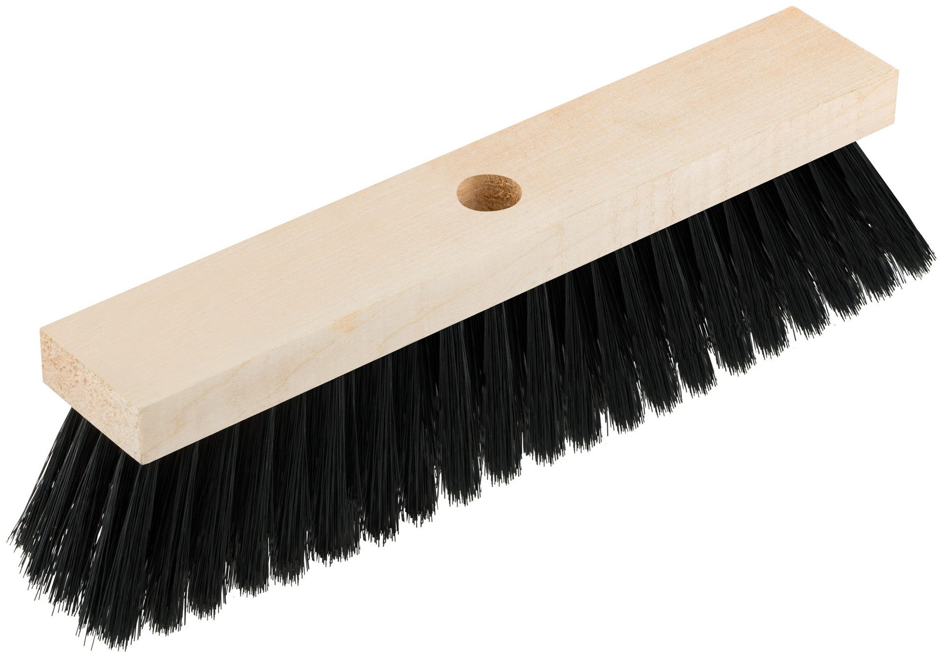Щетка для пола деревянная, прямоугольная, 4-х рядная, 265 мм (68040)