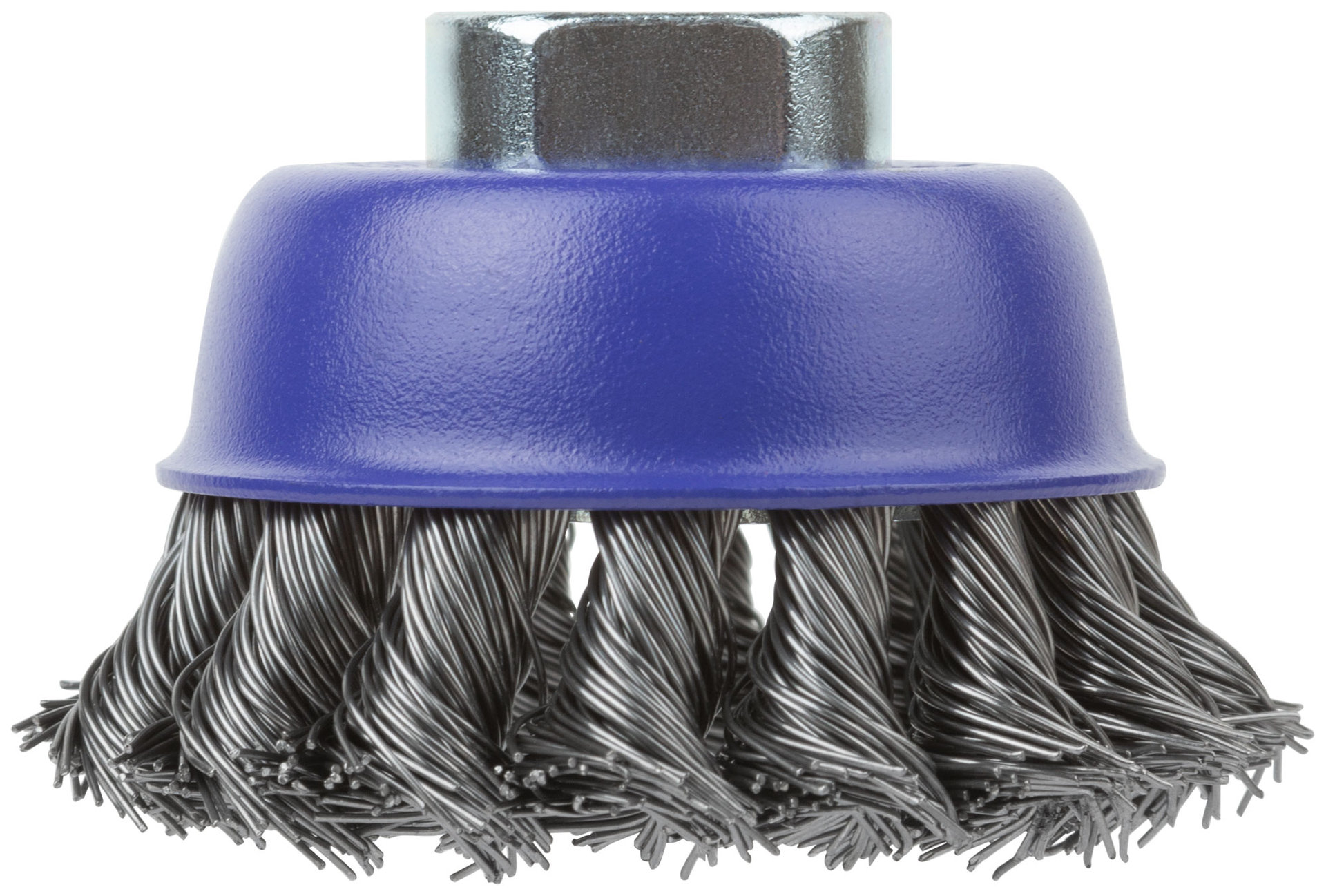 Щетка для УШМ, М14, тип Чашка, крученая витая проволока 0,5 мм, 65 мм, блистер, CUTOP Profi (82-897)