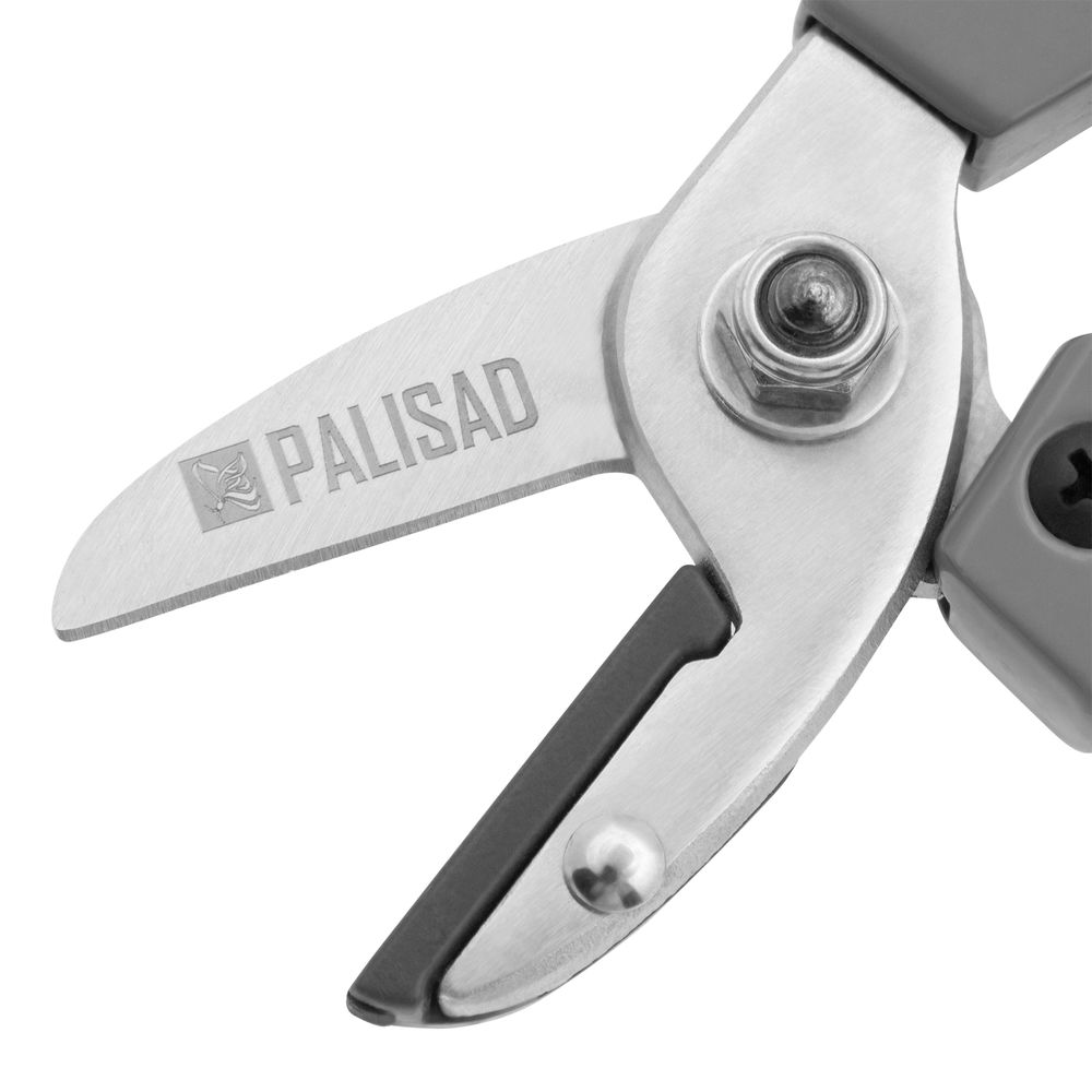 Секатор с наковальней, 170 мм, металлические обрезиненные рукоятки, Palisad (60490)