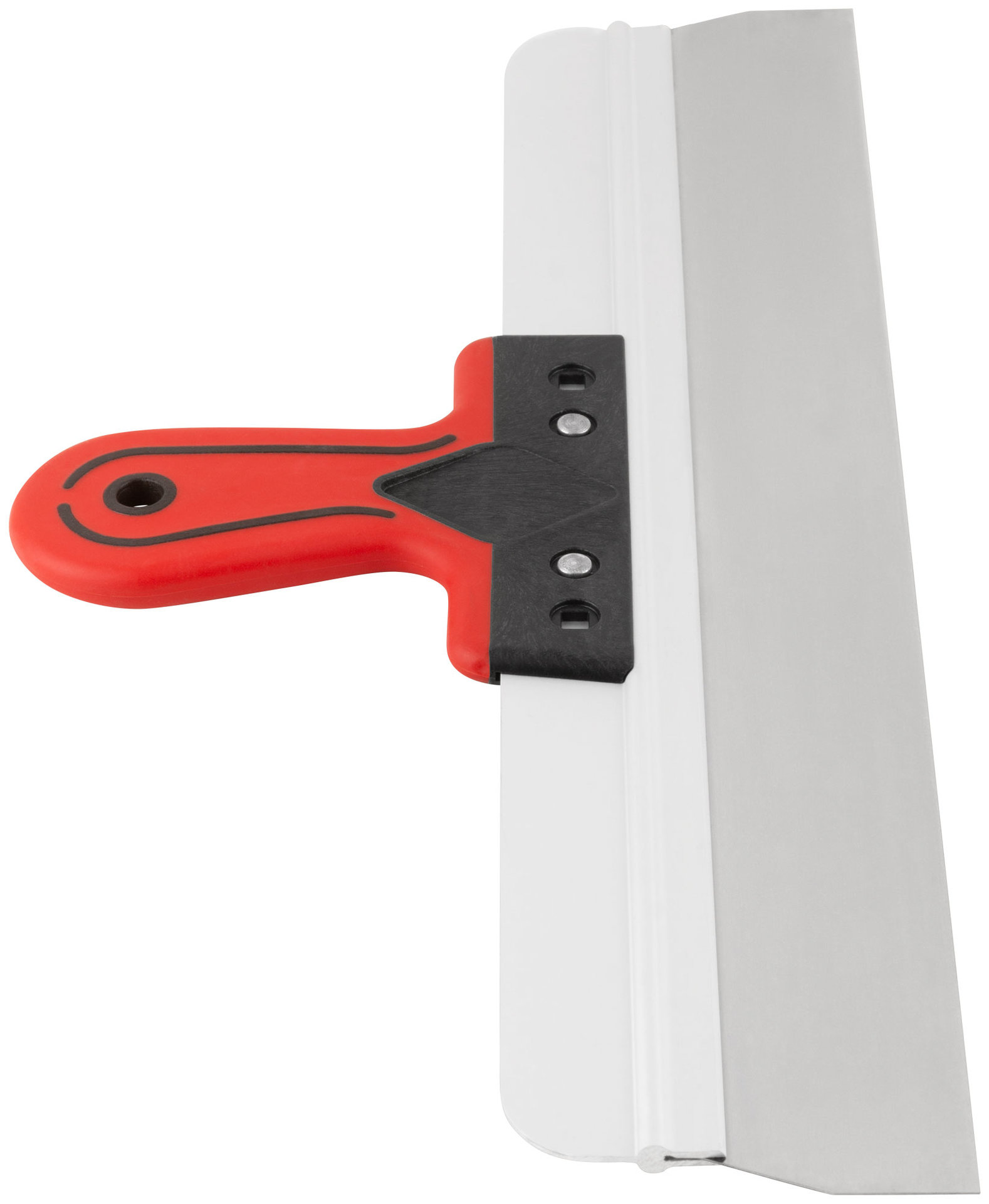 Шпатель фасадный Профи, нержавеющая сталь, прорезиненная ручка 450 мм (06427)