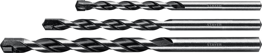 Набор сверл по бетону Hercules, 3 шт: d 6-8-10 мм STAYER Professional 2915-H3_z01