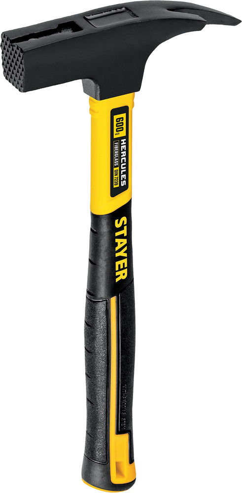 Молоток кровельщика Hercules, 600 г, с фиберглассовой рукояткой STAYER Professional 20201_z01