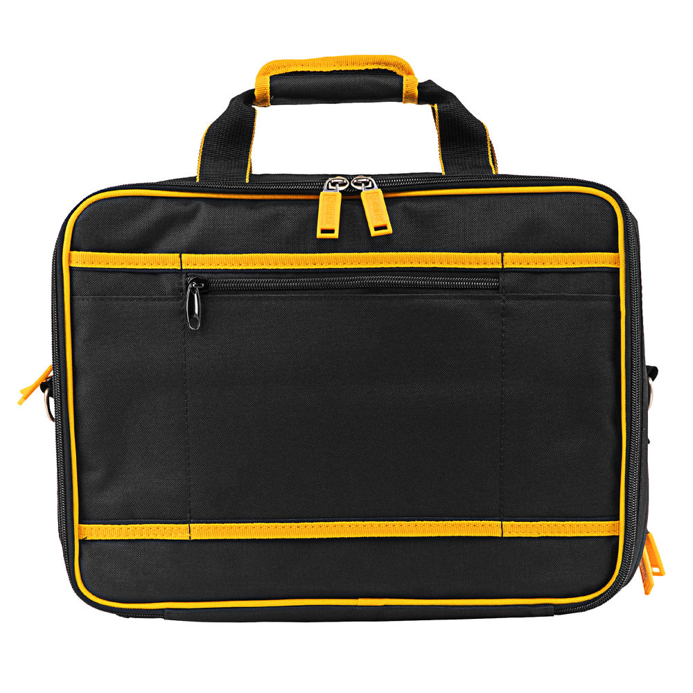 Сумка для инструмента, 400х170х300 мм, 3 отделения, 28 карманов, наплечный ремень Denzel