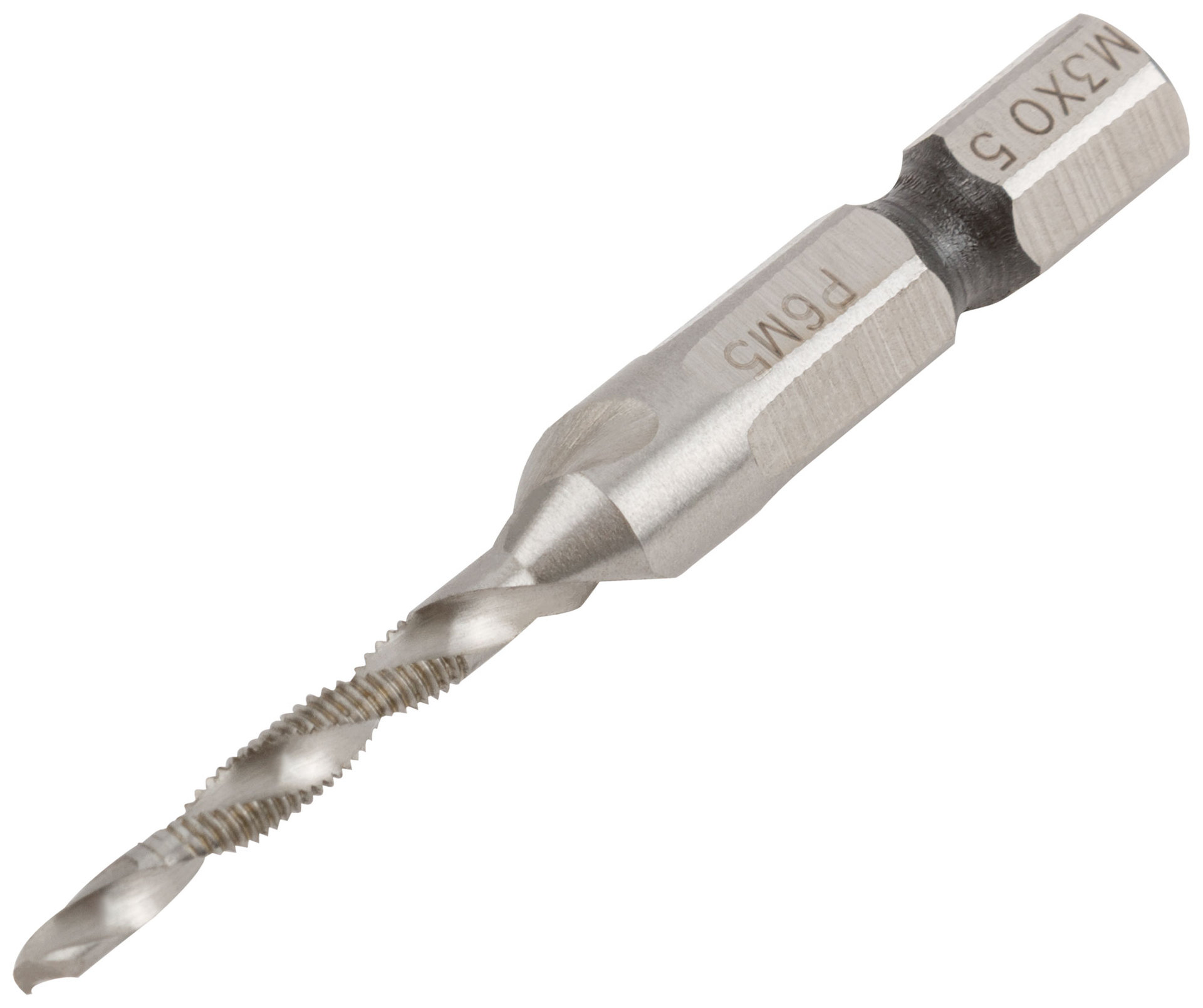 Сверло-Метчик комбинированное метрическое, быстрорежущая (HSS) сталь Р6М5, М3х0,5 мм, 16/54 мм (70900)