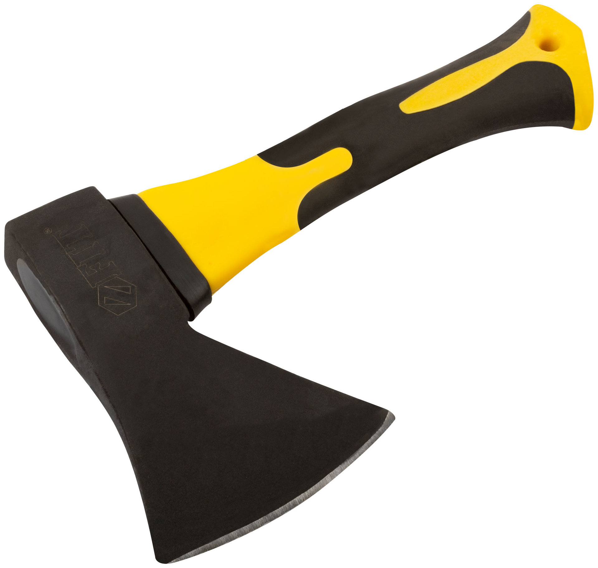Топор туриста укороченный, кованая сталь, усиленная фиберглассовая ручка 600 гр.