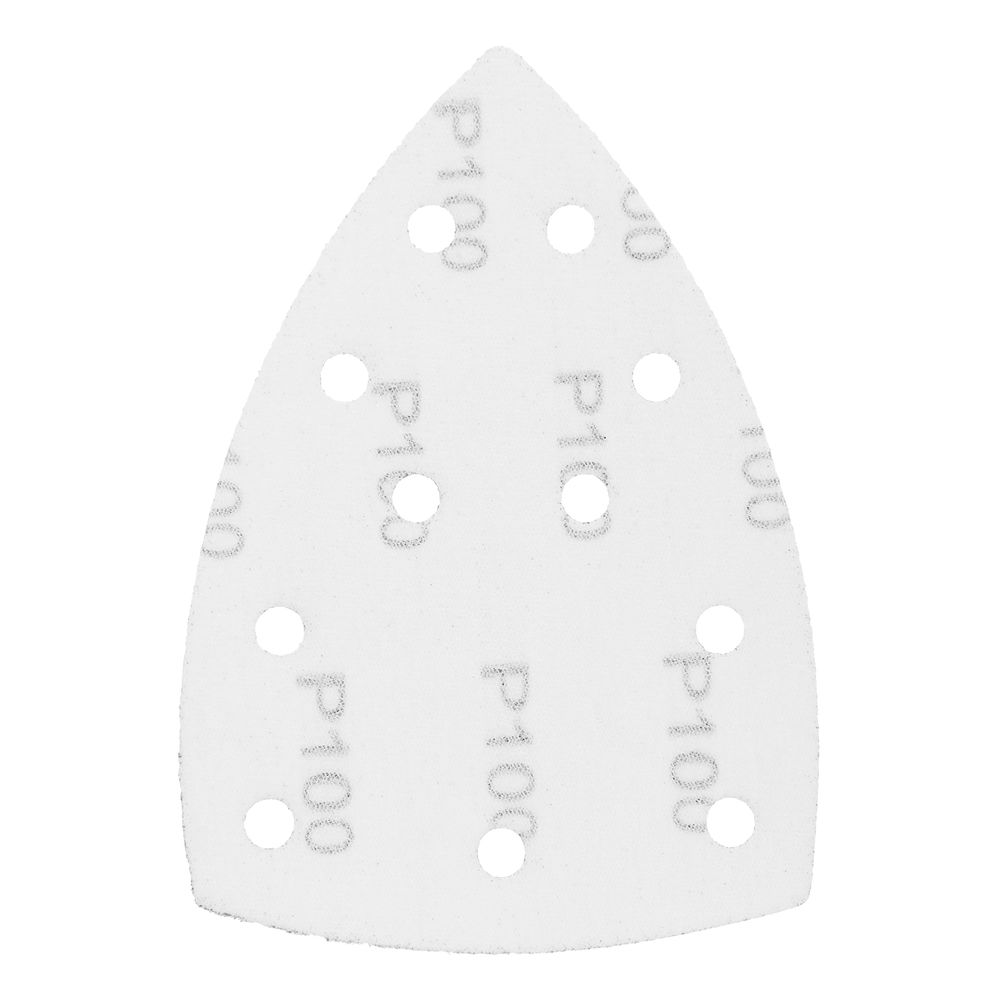 Треугольник абразивный на ворc. подложке под липучку, перф., P 100, 150х150х100 мм, 5 шт. Denzel (738617)