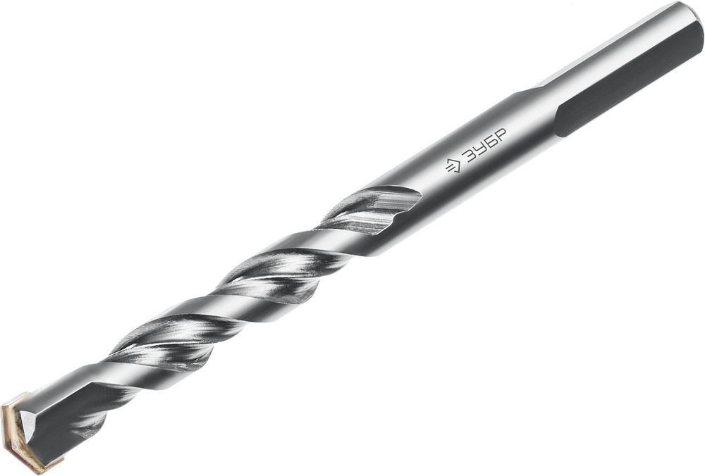 Сверло по бетону усиленное 7 x 100 мм, трехгранный хвостовик ЗУБР Профессионал 2916-100-07_z01