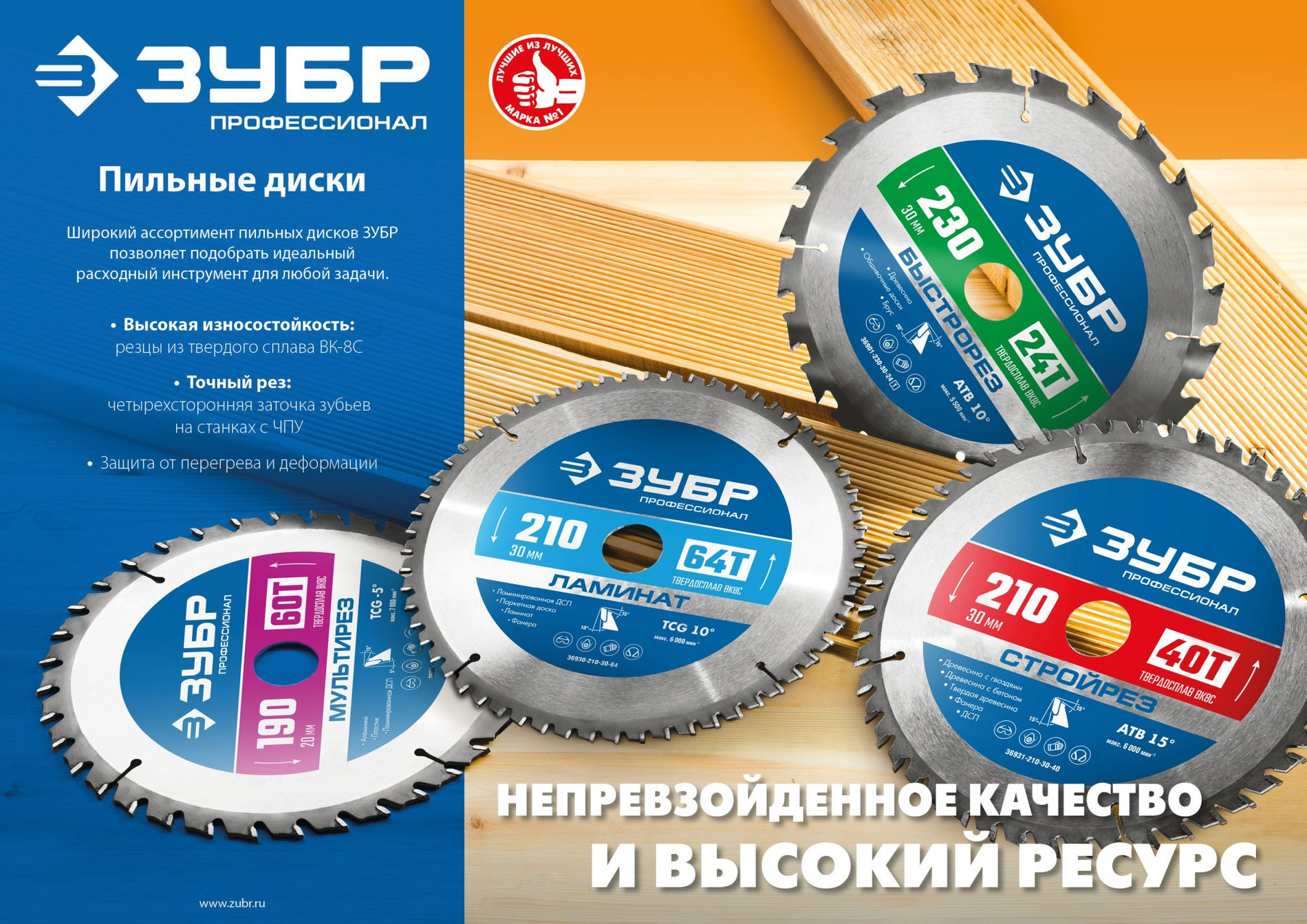 ЗУБР Чисторез, 200 x 32 мм, 48Т, пильный диск по дереву, Профессионал (36905-200-32-48)