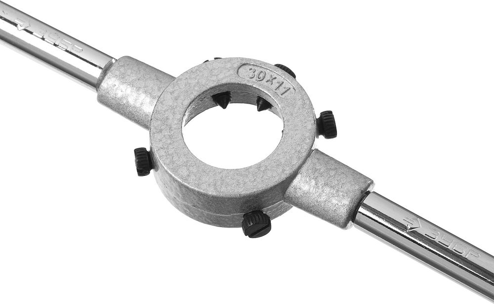 Плашкодержатель 30 мм для M10 со стопорными винтами ЗУБР 28141-30