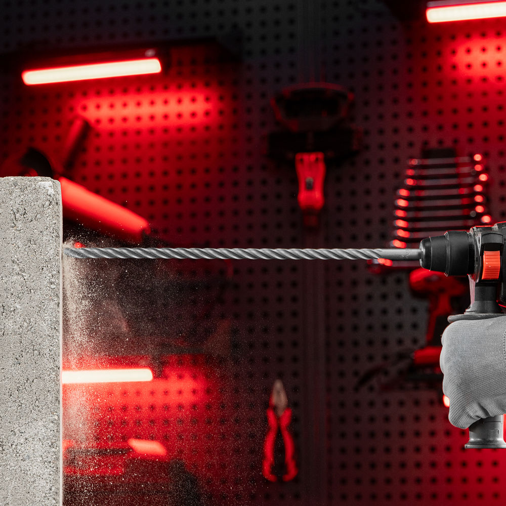 Бур по бетону, 12 x 400 мм, SDS PLUS c крестовой пластиной MATRIX (70909)