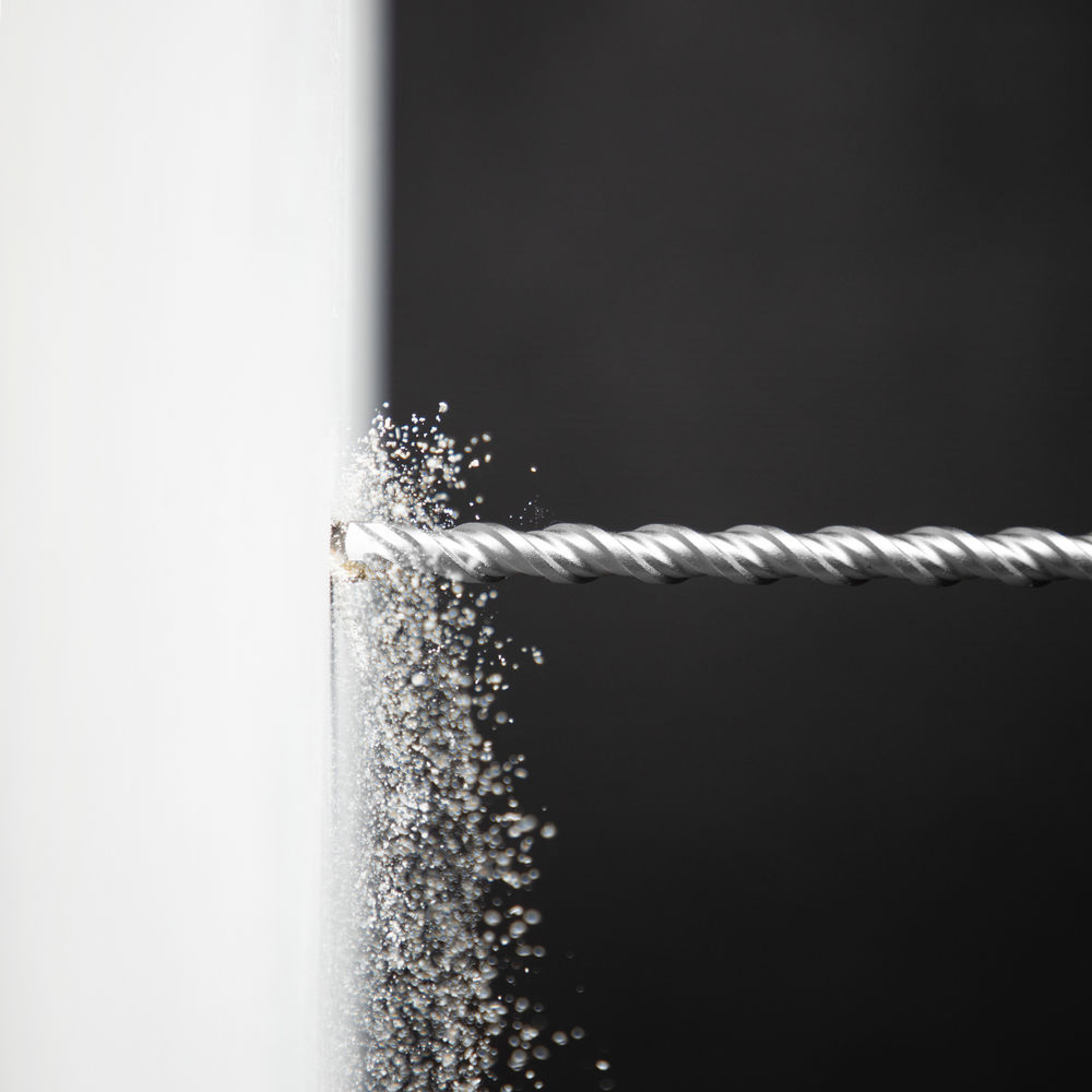 Бур по бетону, двойная спираль, три пылеотводящие кромки, 10 x 460 мм DENZEL (705020)