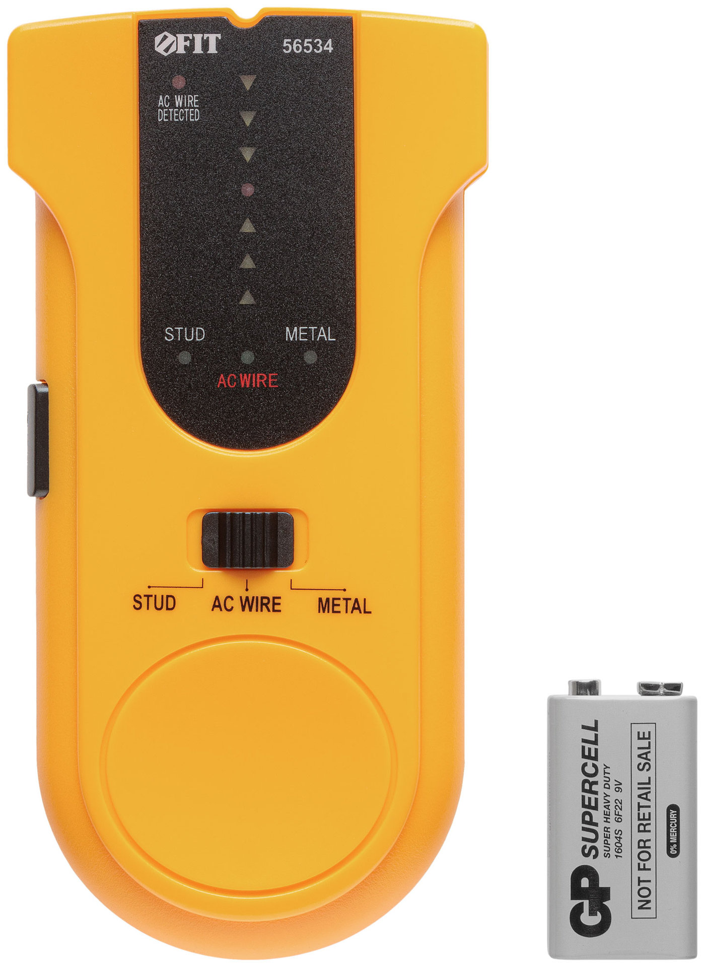 Детектор напряжения, деревянных и металлических балок (3 в 1) Профи (56534)