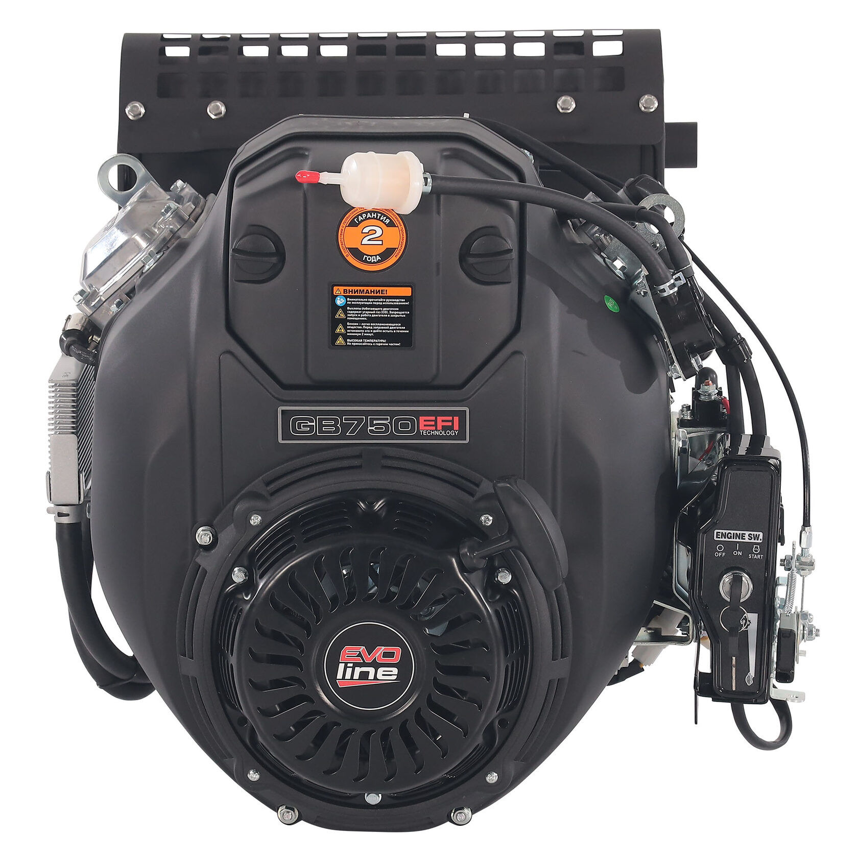 Двигатель бензиновый EVOline GB 750B EFI 28.575 мм 4500 rpm (произведено Zongshen)