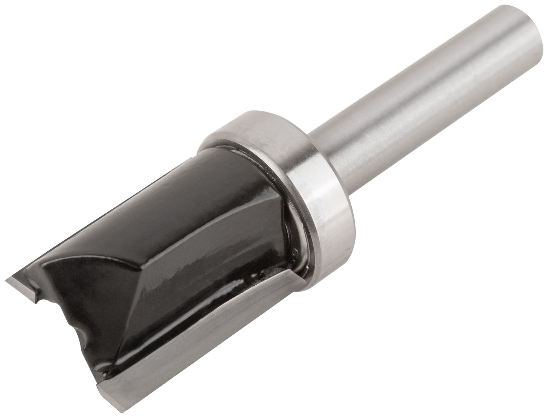 Фреза кромочная прямая с верхним подшипником, DxHxL = 19х25х66 мм (36682)