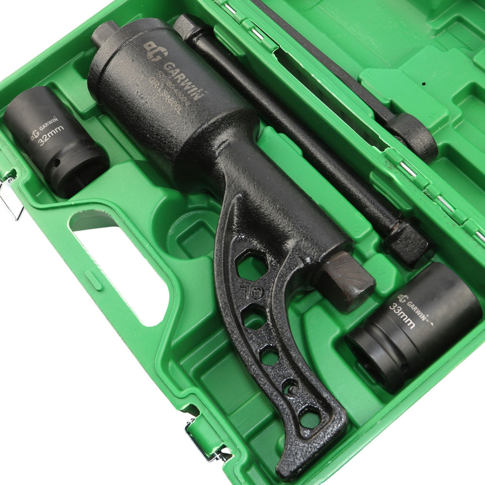 Гайковерт ручной с механическим редуктором, 310 мм, 1:69, 4800 Нм, головки 32, 33 мм, GARWIN PRO, GR-LS4800L